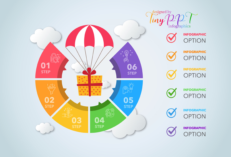 Cycle Relationship List Infographic Concept – TinyPPT